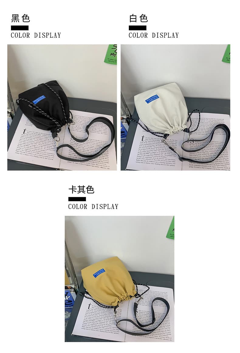 巾着 シンプル巾着ミニショルダー