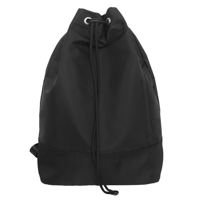 巾着 編み込みストラップ付き巾着型リュックサック