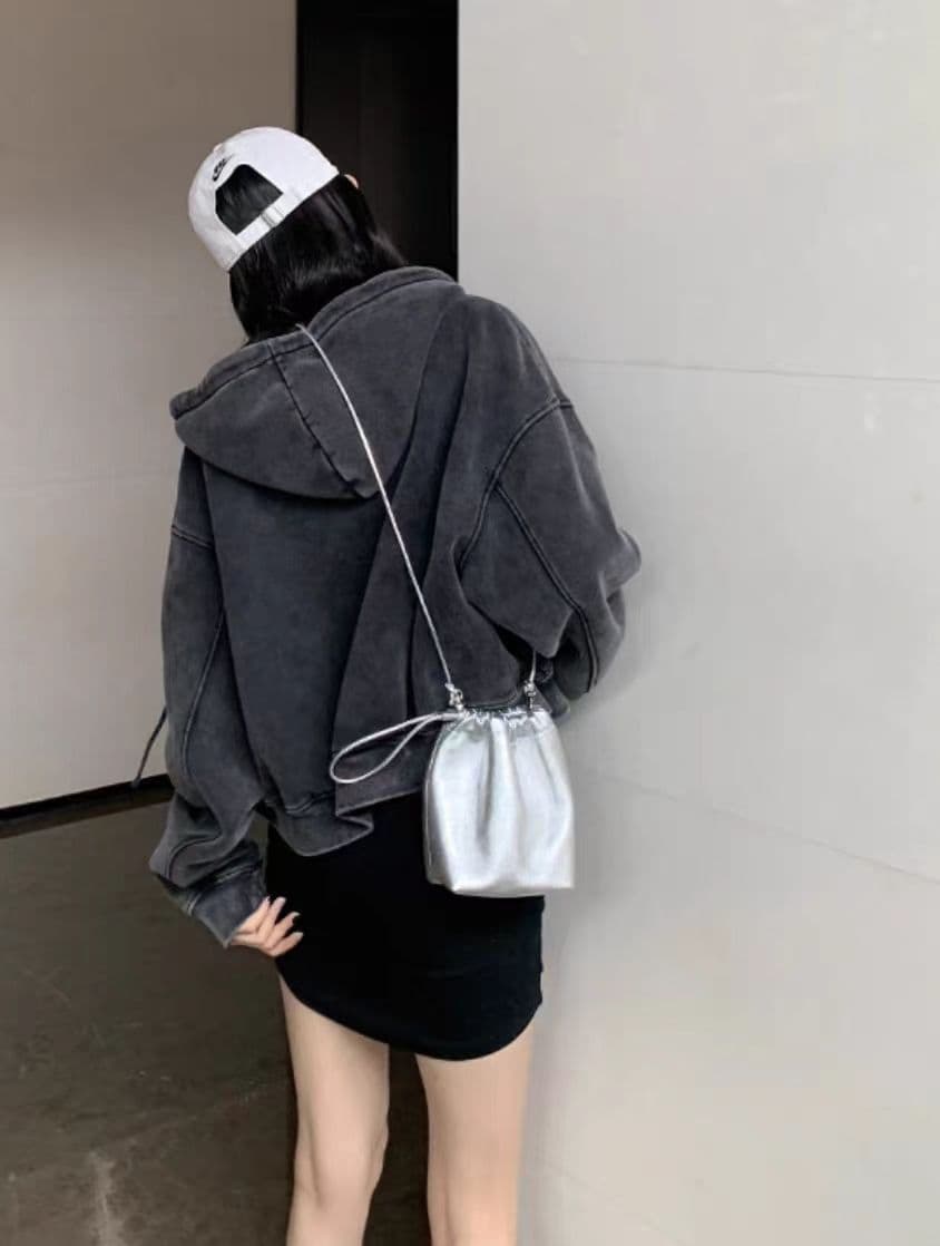 巾着 シンプル巾着ミニショルダーバッグ