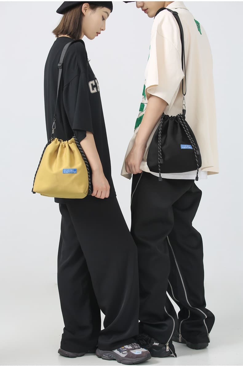 巾着 シンプル巾着ミニショルダー