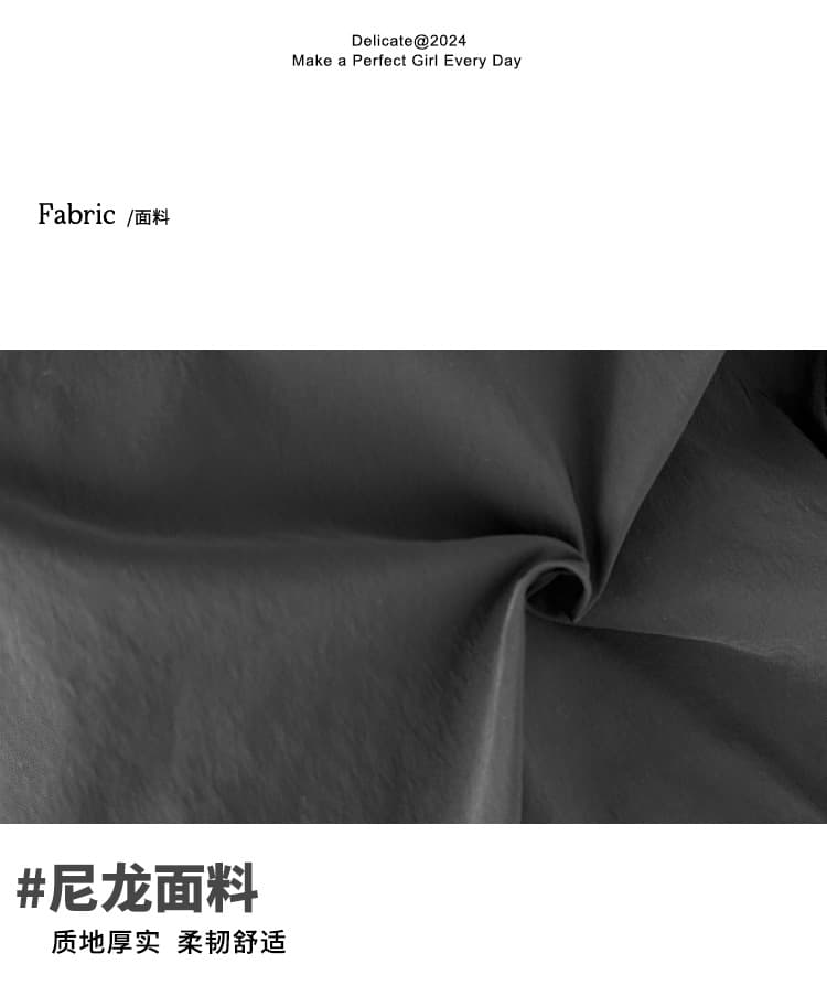 巾着 シンプル巾着型大容量ショルダーバッグ