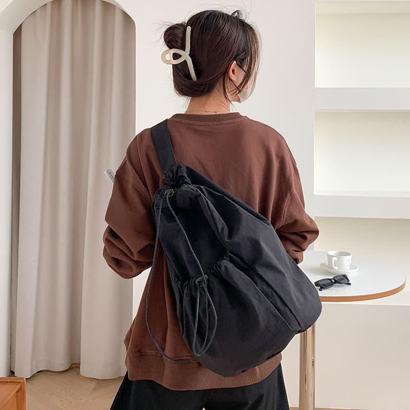 巾着 シンプル巾着型リュック