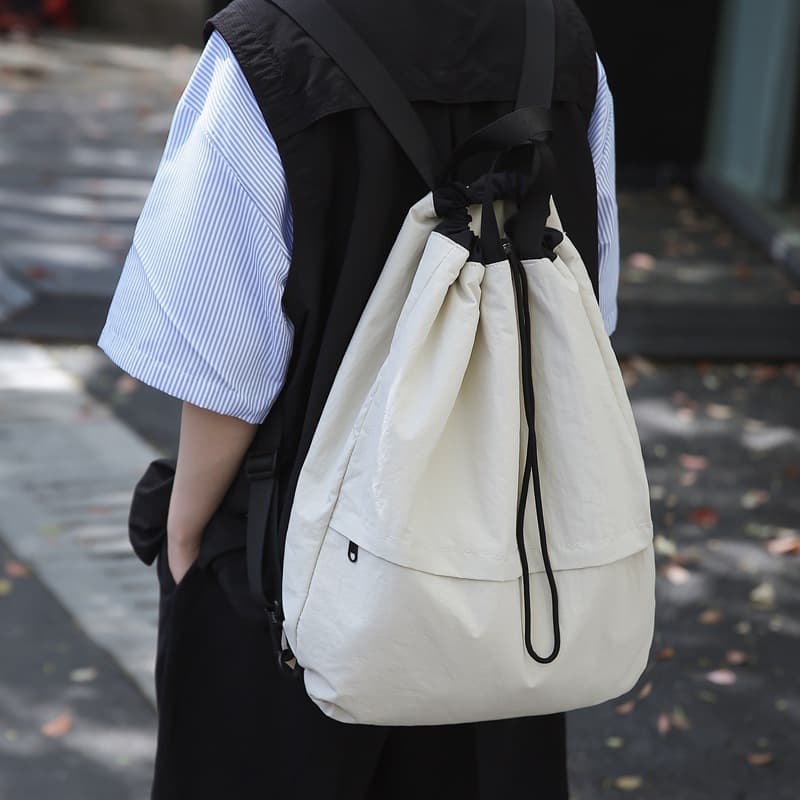 巾着 シンプル巾着式リュックサック
