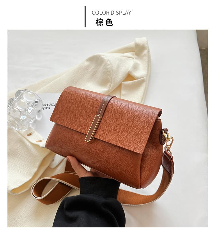 巾着 フラップ留め巾着ショルダーバッグ