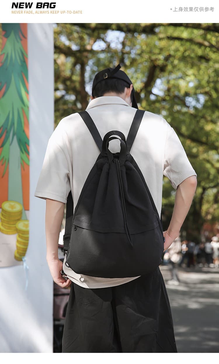 巾着 シンプル巾着式リュックサック