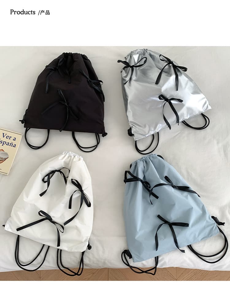 巾着 シンプル巾着リュック