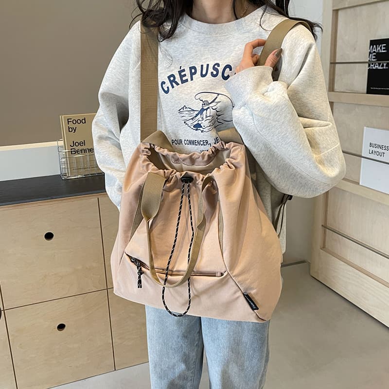 巾着 シンプル巾着リュックサック